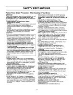 Preview for 7 page of Panasonic NN-S251WL Operating Instructions Manual