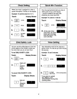 Preview for 9 page of Panasonic NN-S432WL Operating Instructions Manual