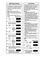 Preview for 11 page of Panasonic NN-S432WL Operating Instructions Manual