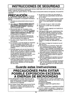 Preview for 24 page of Panasonic NN-S432WL Operating Instructions Manual