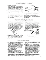 Preview for 5 page of Panasonic NN-SD279S Operating Instructions And Cookery Book