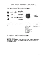 Preview for 19 page of Panasonic NN-SD279S Operating Instructions And Cookery Book