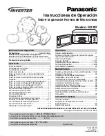 Panasonic NN-SD297 Instrucciones De Operación preview