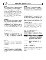 Preview for 25 page of Panasonic NN-SD297 Instrucciones De Operación