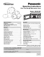 Panasonic NN-SD297 User Manual preview