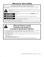 Preview for 2 page of Panasonic NN-SD297 User Manual