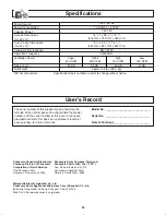 Preview for 32 page of Panasonic NN-SD297 User Manual