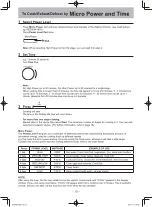 Предварительный просмотр 12 страницы Panasonic NN-SD351M Operating	 Instruction