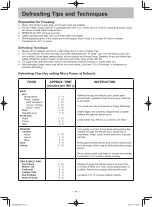 Предварительный просмотр 16 страницы Panasonic NN-SD351M Operating	 Instruction