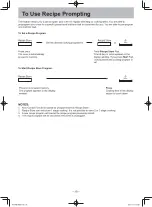 Предварительный просмотр 21 страницы Panasonic NN-SD351M Operating	 Instruction