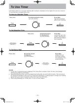 Предварительный просмотр 22 страницы Panasonic NN-SD351M Operating	 Instruction