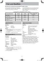 Предварительный просмотр 29 страницы Panasonic NN-SD351M Operating	 Instruction