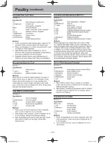 Предварительный просмотр 32 страницы Panasonic NN-SD351M Operating	 Instruction