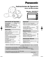 Panasonic NN-SD377S Instrucciones De Operación preview