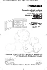 Panasonic NN-SD664W Operating Instructions Manual preview