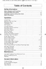 Preview for 2 page of Panasonic NN-SD664W Operating Instructions Manual