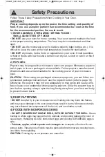 Preview for 9 page of Panasonic NN-SD664W Operating Instructions Manual