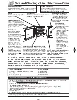 Preview for 28 page of Panasonic NN-SD681S Operating Instructions Manual