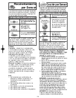 Preview for 18 page of Panasonic NN-SD778 Instrucciones De Operación