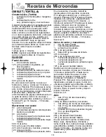 Preview for 21 page of Panasonic NN-SD778 Instrucciones De Operación