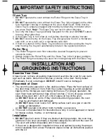 Preview for 5 page of Panasonic NN-SD787 Operating Instructions Manual