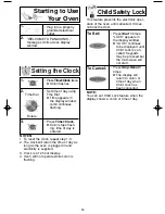 Preview for 12 page of Panasonic NN-SD787 Operating Instructions Manual