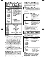 Preview for 14 page of Panasonic NN-SD787 Operating Instructions Manual