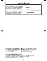 Preview for 32 page of Panasonic NN-SD787 Operating Instructions Manual