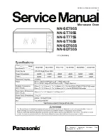 Preview for 1 page of Panasonic NN-SE795S Service Manual