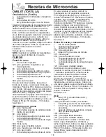 Preview for 21 page of Panasonic NN-SF550M Instrucciones De Operación