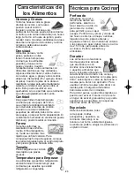 Preview for 25 page of Panasonic NN-SF550M Instrucciones De Operación