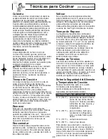 Preview for 26 page of Panasonic NN-SF550M Instrucciones De Operación