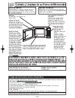 Preview for 27 page of Panasonic NN-SF550M Instrucciones De Operación