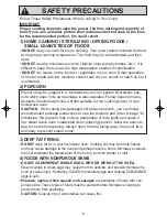 Preview for 8 page of Panasonic NN-SF550M Operating Instructions Manual