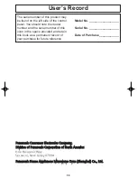 Preview for 32 page of Panasonic NN-SF550M Operating Instructions Manual