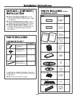 Preview for 5 page of Panasonic NN-SG158S Installation Instructions Manual