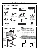 Preview for 6 page of Panasonic NN-SG158S Installation Instructions Manual