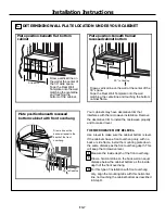 Preview for 8 page of Panasonic NN-SG158S Installation Instructions Manual