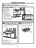 Preview for 17 page of Panasonic NN-SG158S Installation Instructions Manual