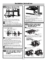 Preview for 18 page of Panasonic NN-SG158S Installation Instructions Manual