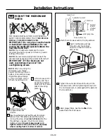 Preview for 20 page of Panasonic NN-SG158S Installation Instructions Manual