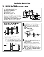 Preview for 21 page of Panasonic NN-SG158S Installation Instructions Manual