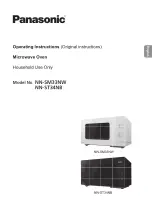 Panasonic NN-SM33NW Operating Instructions Manual preview