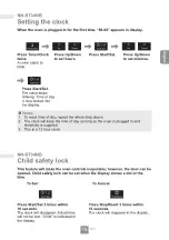 Preview for 17 page of Panasonic NN-SM33NW Operating Instructions Manual