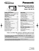 Panasonic NN-SN778 Operating Instructions Manual preview