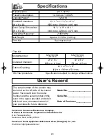 Предварительный просмотр 30 страницы Panasonic NN-SN778 Operating Instructions Manual