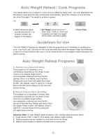 Preview for 19 page of Panasonic NN-ST253W Operation And Cooking Manual