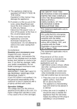 Preview for 5 page of Panasonic NN-ST34HW/B Operating Instructions Manual