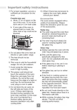 Preview for 6 page of Panasonic NN-ST34HW/B Operating Instructions Manual