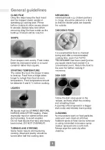 Preview for 10 page of Panasonic NN-ST34HW/B Operating Instructions Manual